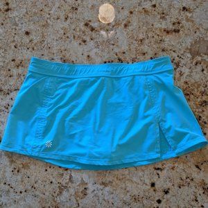 Athleta Swim Skirt Blue Size Small